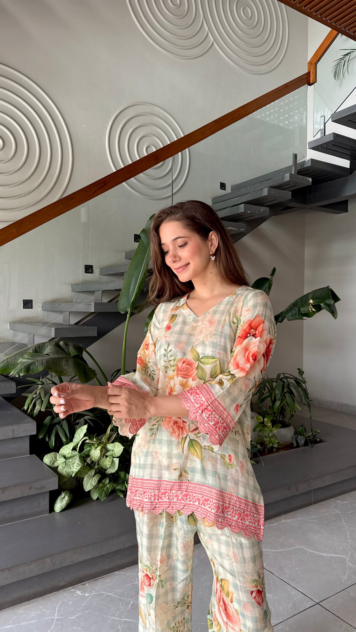 Floral printed co-ord set