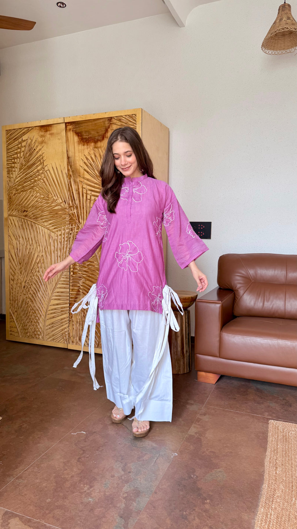 Lavender Dia Farshi Set