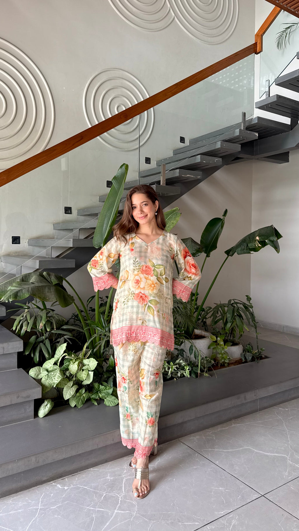 Floral printed co-ord set
