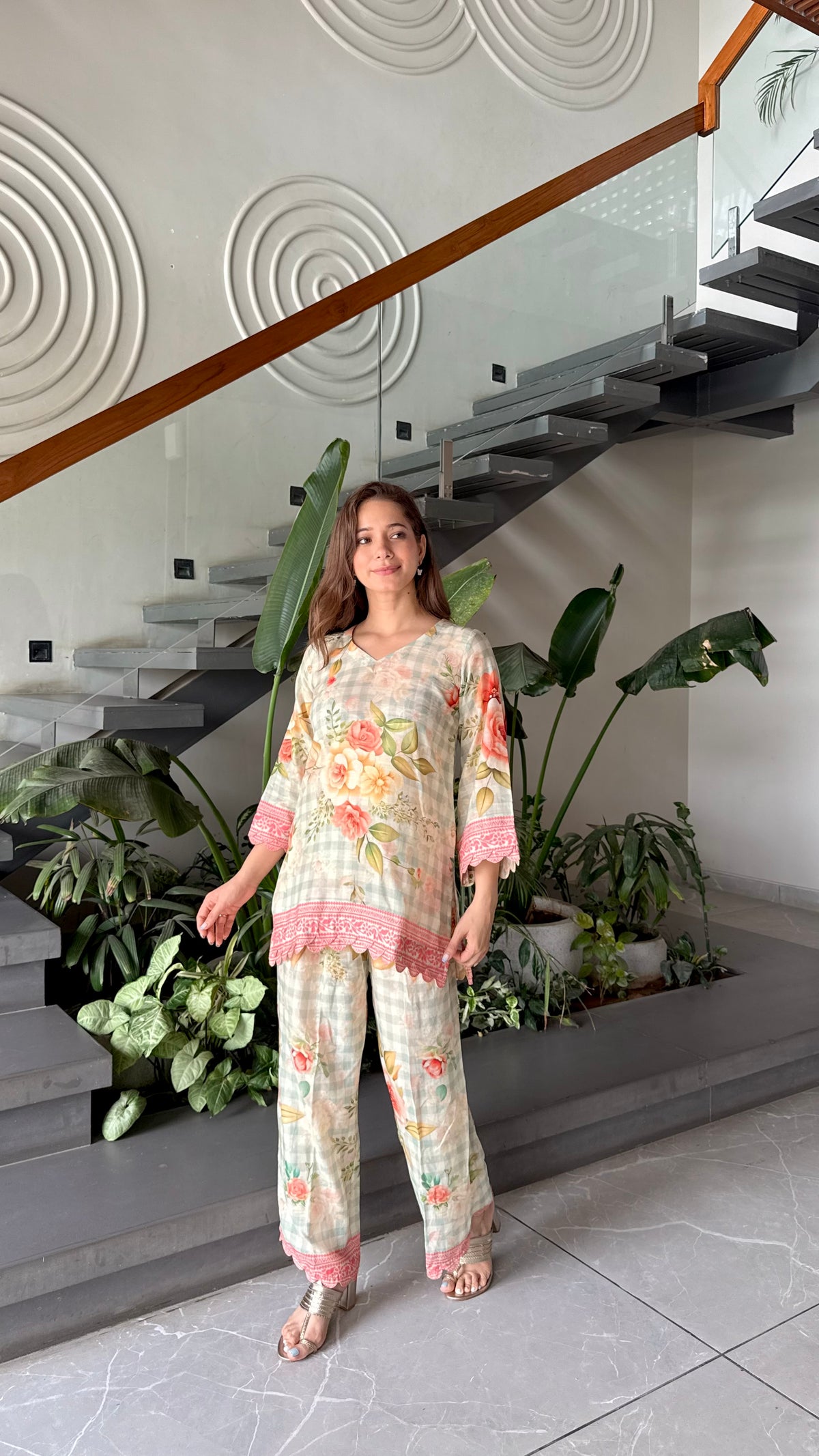 Floral printed co-ord set