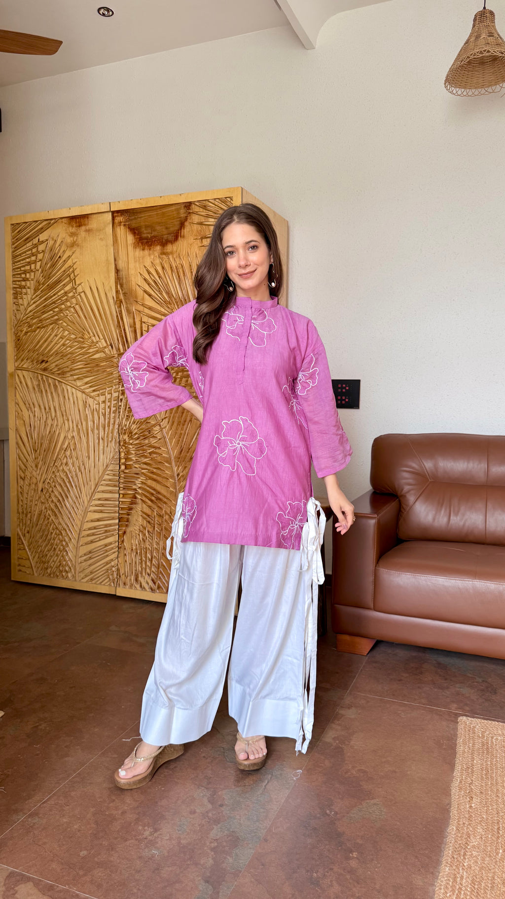 Lavender Dia Farshi Set