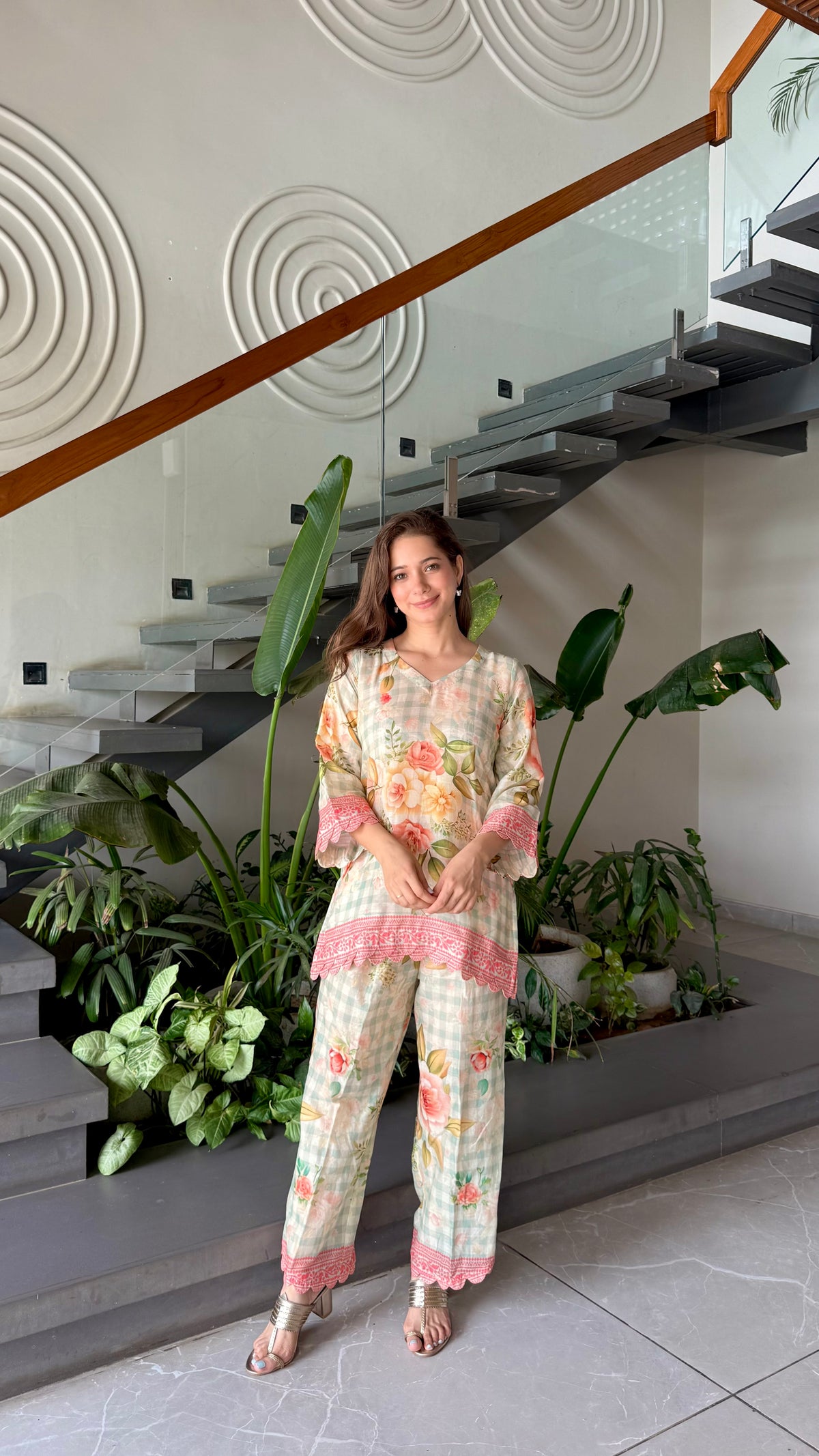 Floral printed co-ord set