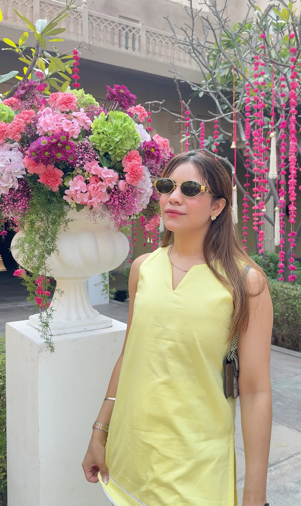 Lemon yellow Farshi Set